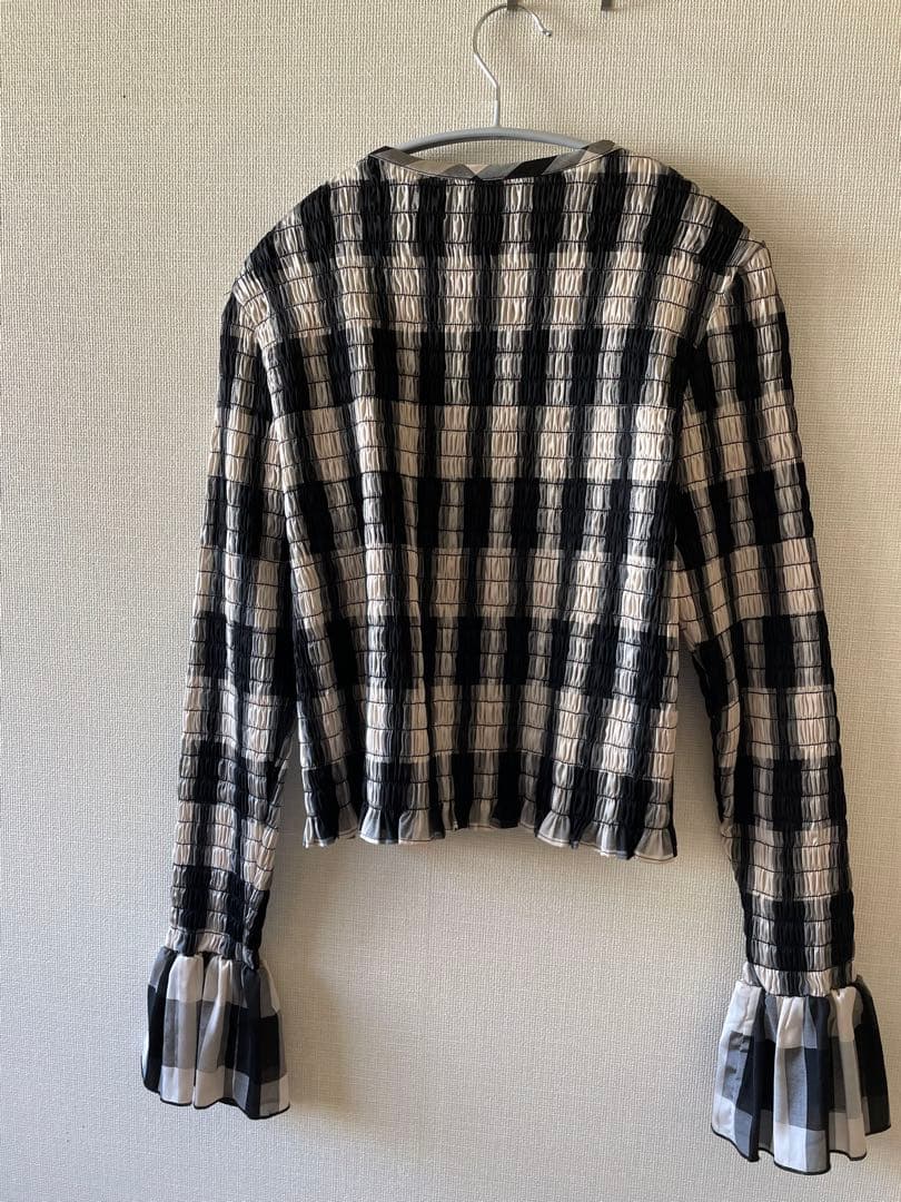 clane shirring design blouse クラネ