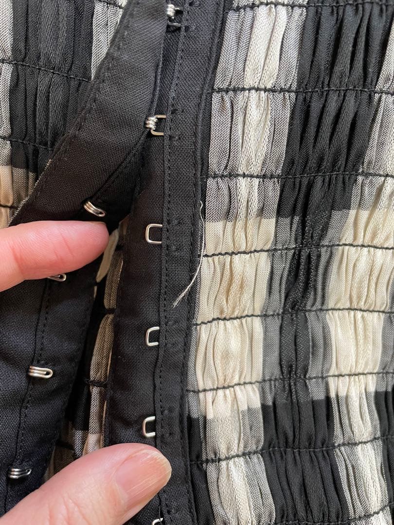 clane shirring design blouse クラネ