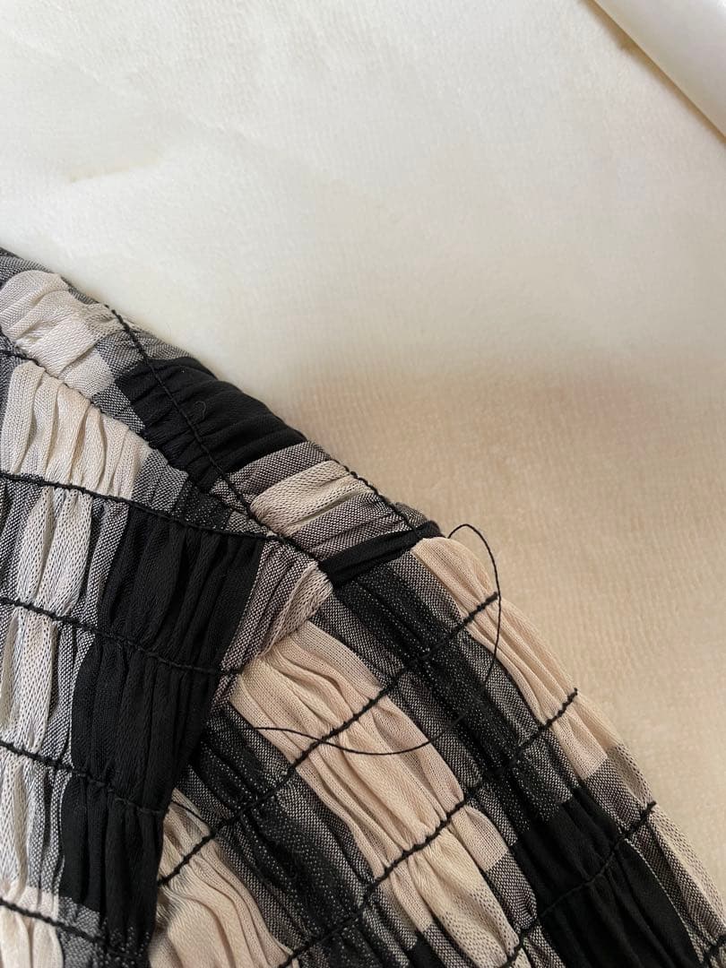 clane shirring design blouse クラネ