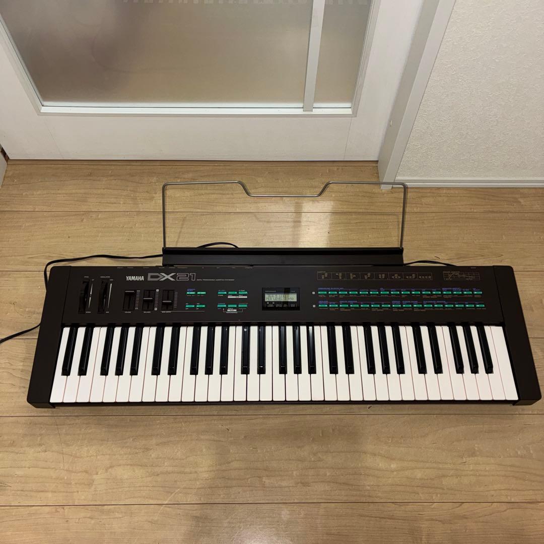 動作品　YAMAHA DX21 シンセサイザー　名機