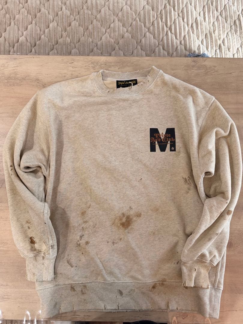 M Triple ace club コラボ　スウェット