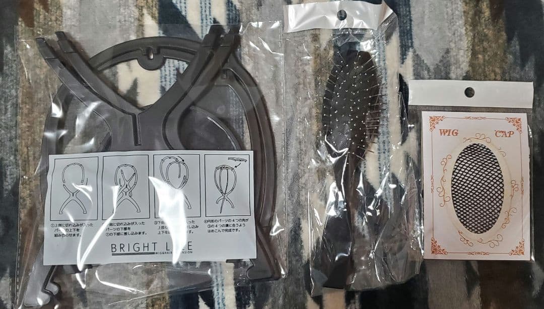 ブライトララ 人毛100％ ショートボブ フルウィッグ 栗色 Sサイズ 医療用