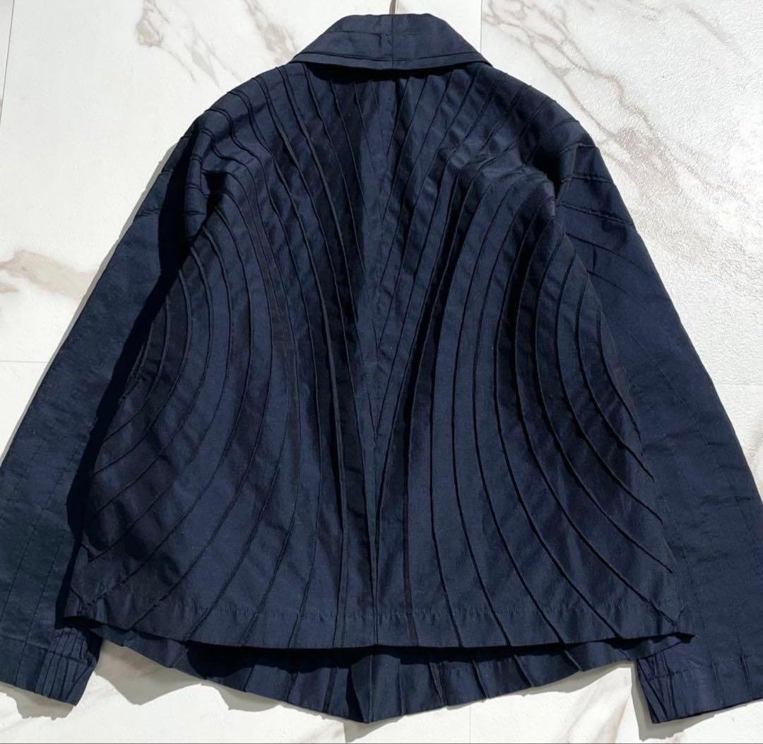 ジャケット・アウター ISSEY MIYAKE Mint 3D Circle Jacket NVY L