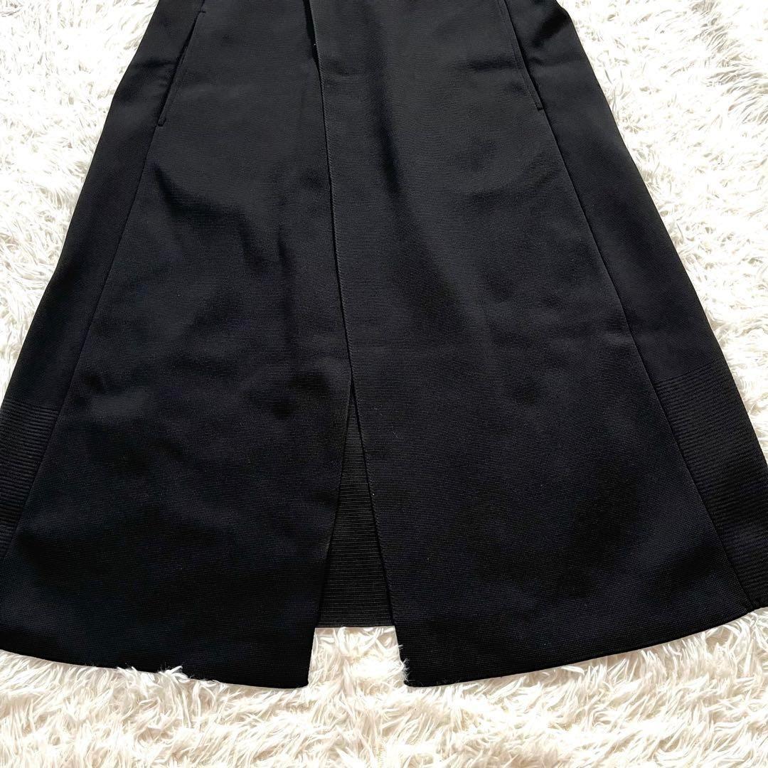 試着のみ✨CFCL ミラン カラーレス　ロングベスト　ジレ　伸縮性あり　ブラック