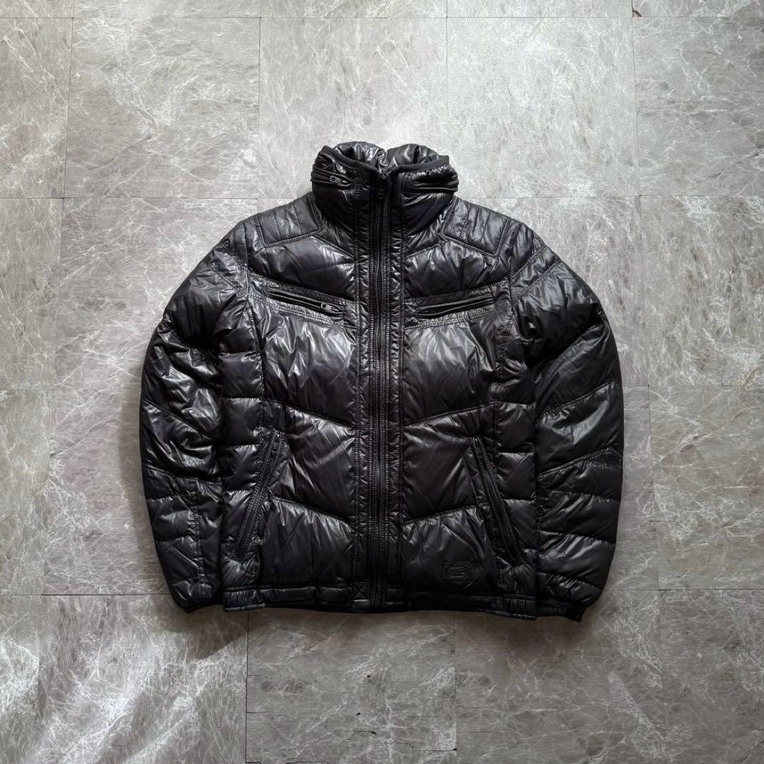 ジャケット・アウター 00s archive diesel down jacket y2k