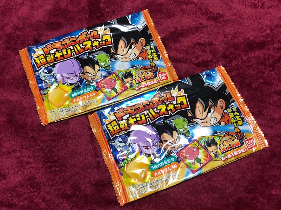 ドラゴンボール　シールウエハース　にふぉるめーしょん　シールスナック　空袋