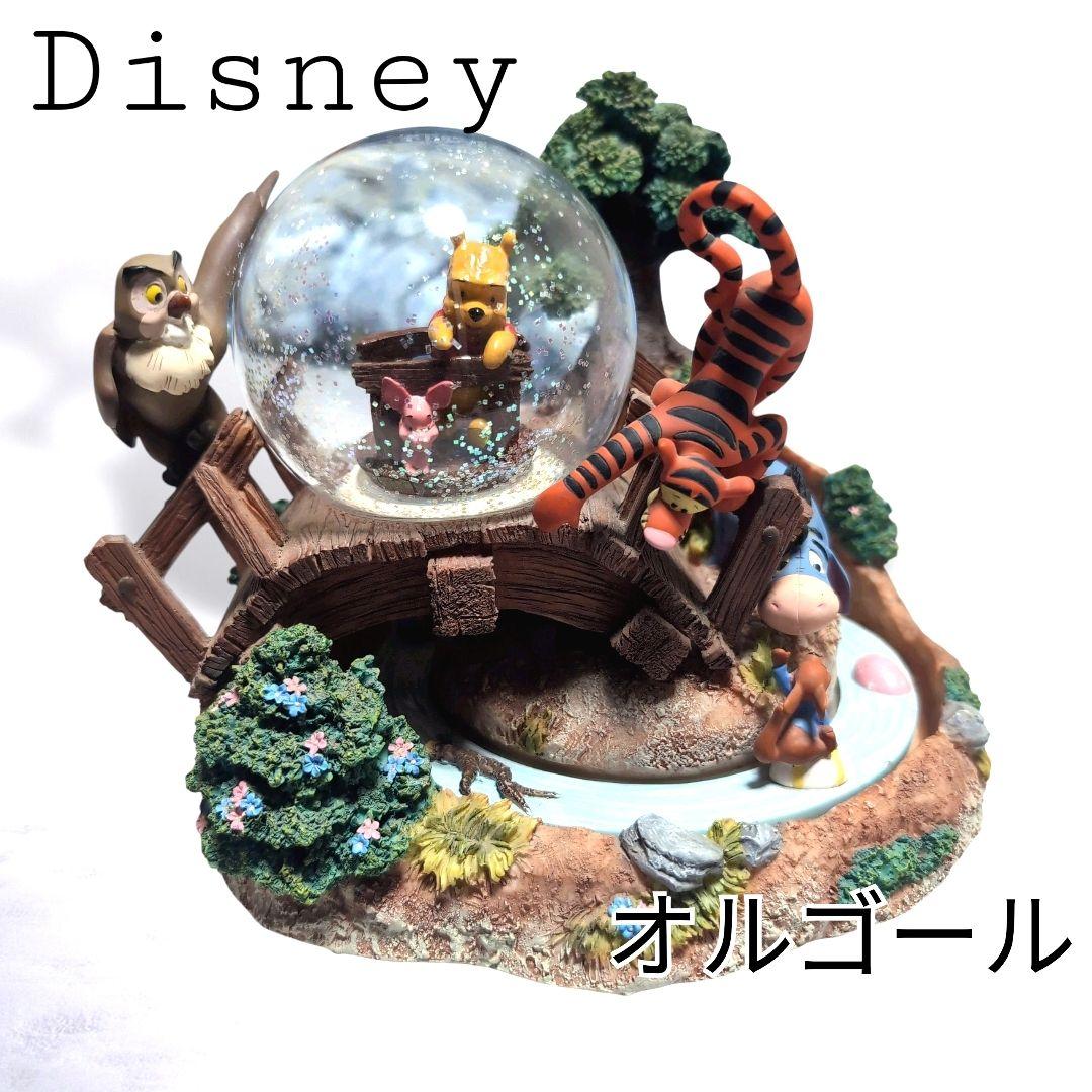Disney くまのプーさん オルゴール スノードーム 　訳あり