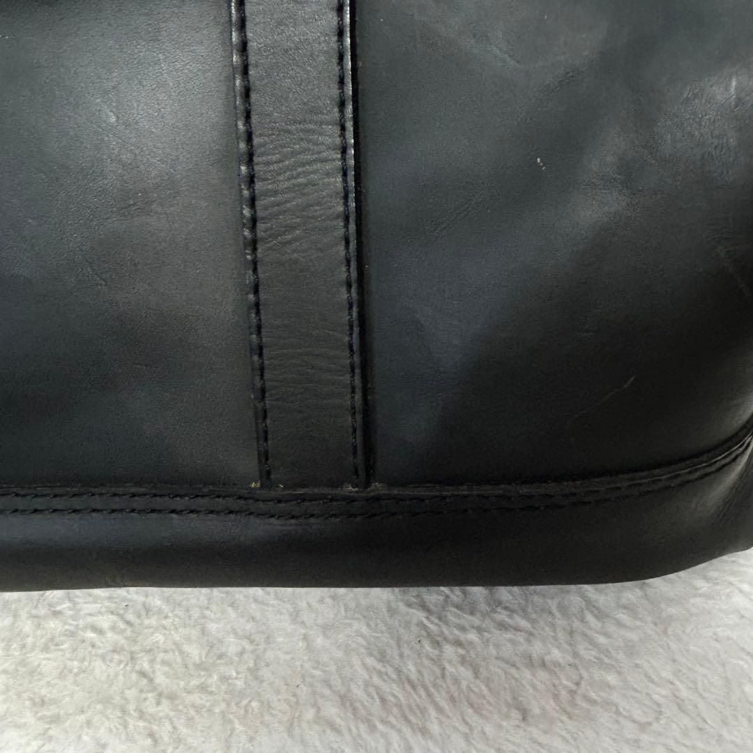 HERZ ヘルツ Lサイズ ボストンバッグ 口枠　ブラック