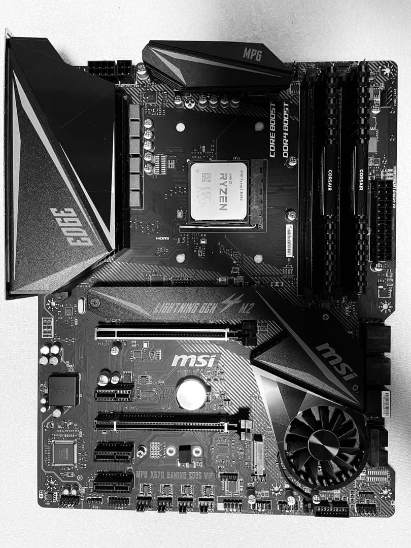 MPG X570 GAMING EDGE WIFI CPU+RAMセット