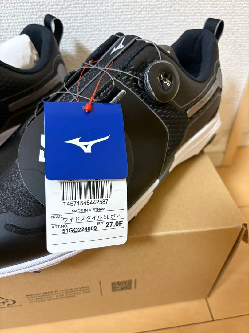 Mizuno ワイドスタイルライトSLウエーブ スピード 27.0cm ゴルフ