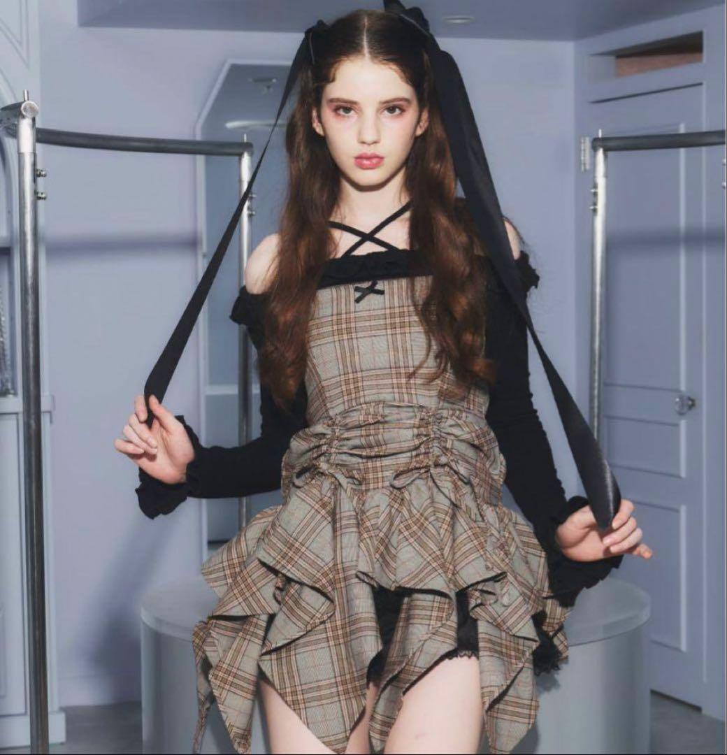 lilLilly ランダムキャミミニワンピース