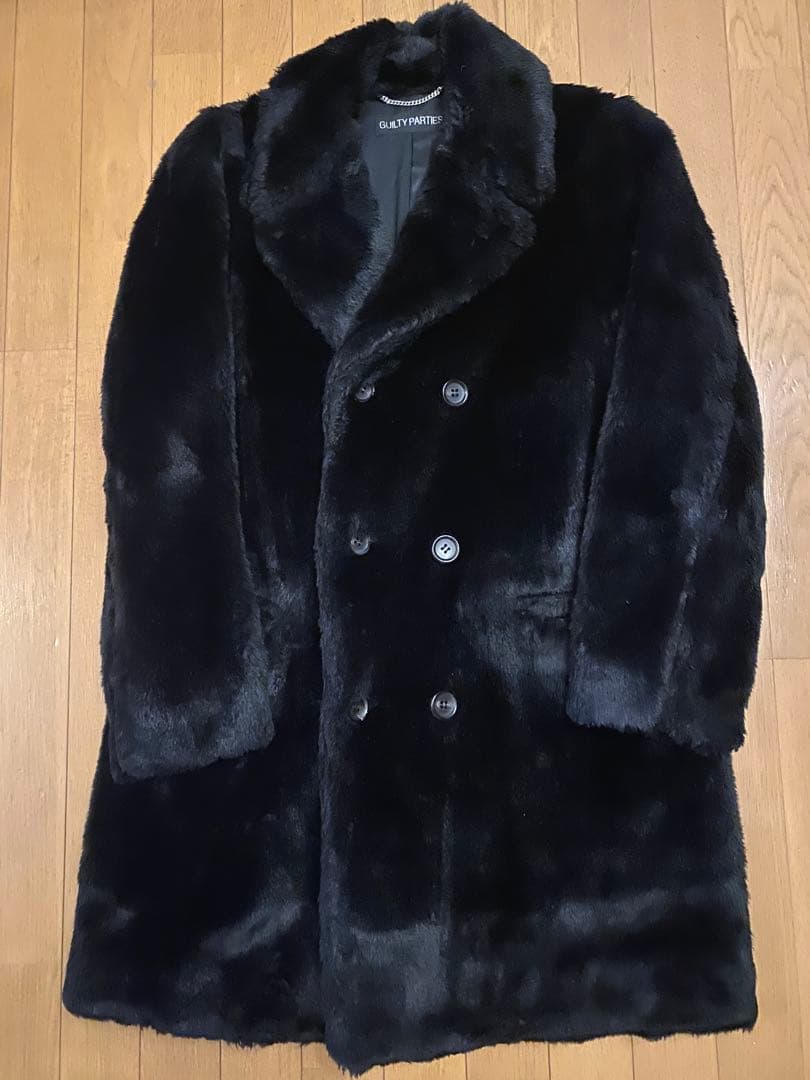 ジャケット・アウター WACKO MARIA FUR DOUBLE BREASTED COAT S