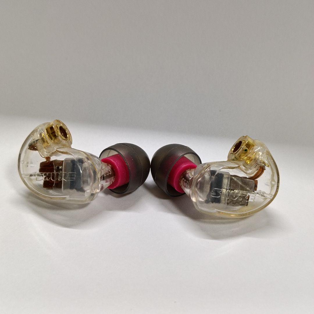 SE425 有線イヤホン クリア MMCX ケーブル無し