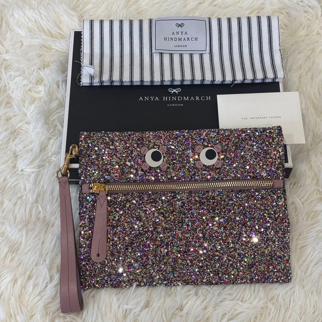 Akimako_アニヤハインドマーチ アイズ クラッチバッグ スパンコール