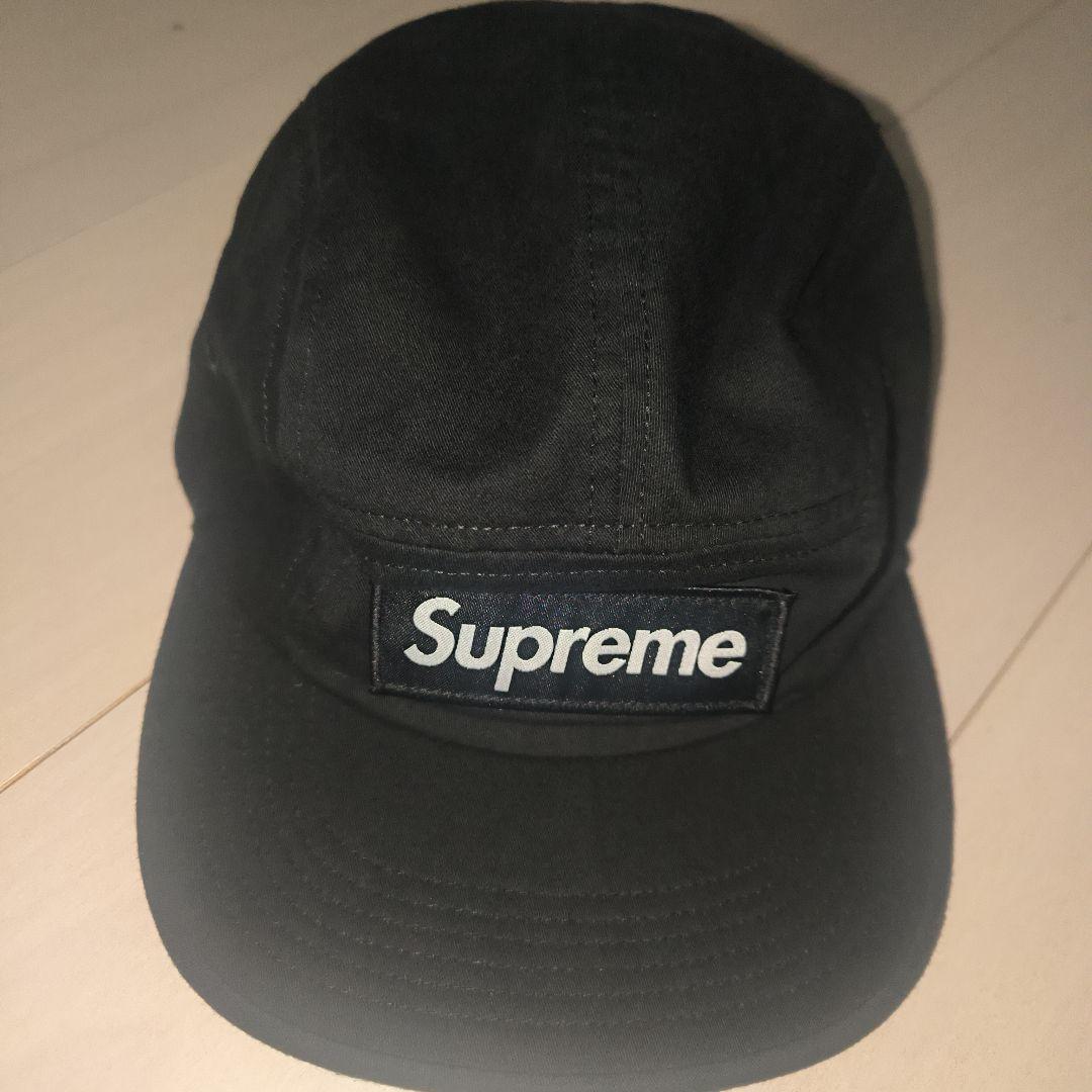 Supremeキャップ　ブラック