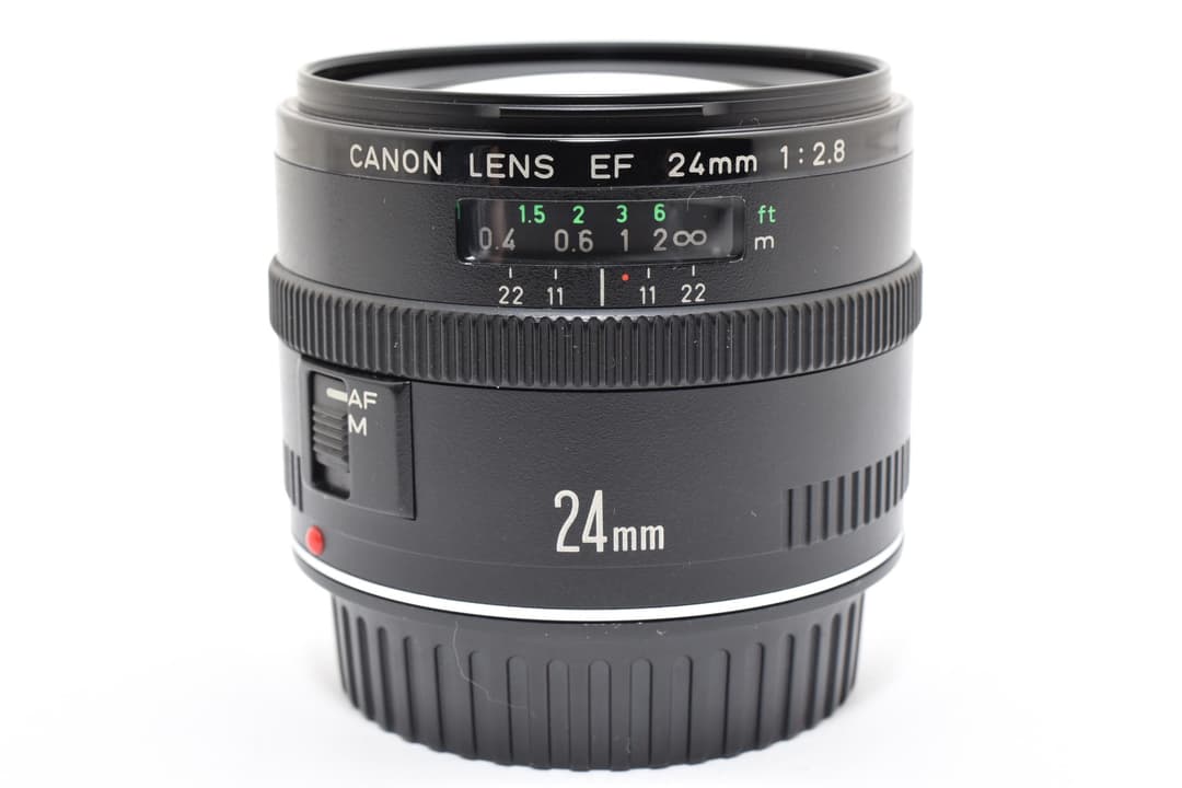 美品 Canon EF 24mm F2.8 キャノン 単焦点 #9836