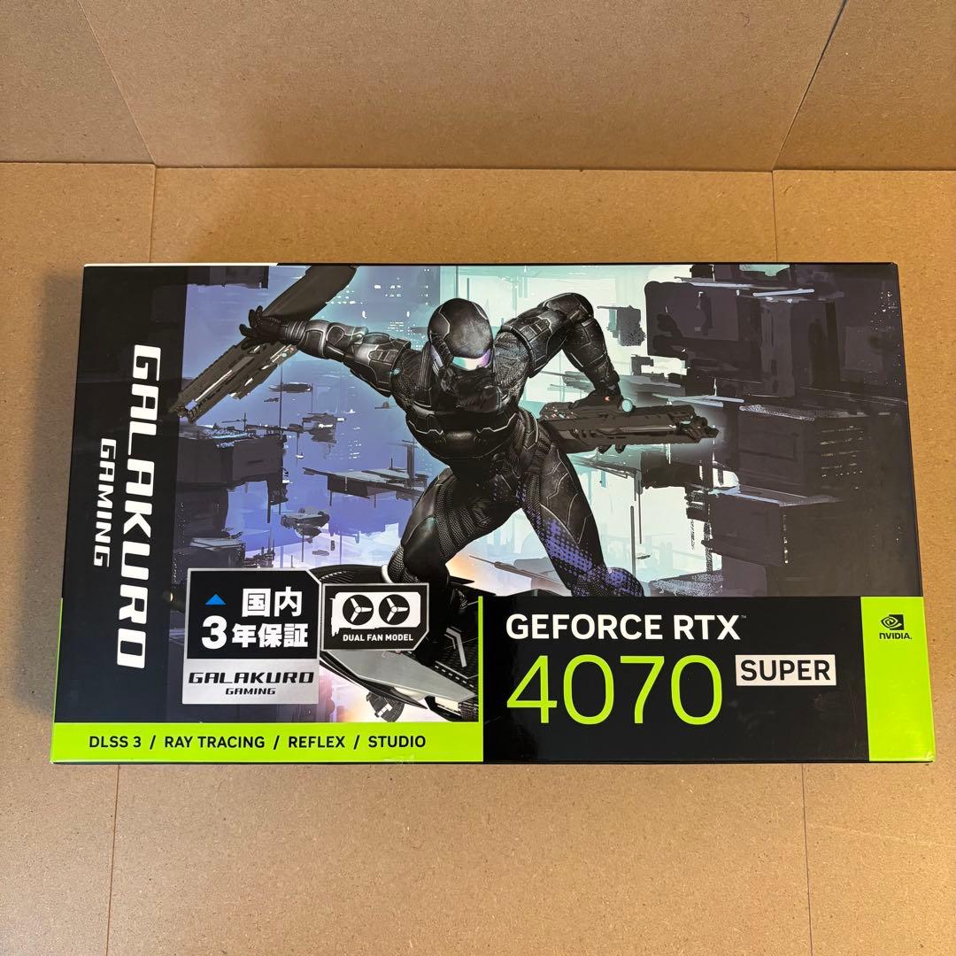 玄人志向 RTX 4070 SUPER 12GB 美品 国内正規品