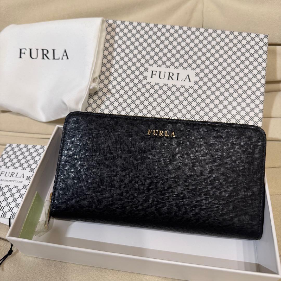 【新品未使用】FURLA 長財布 ブラック