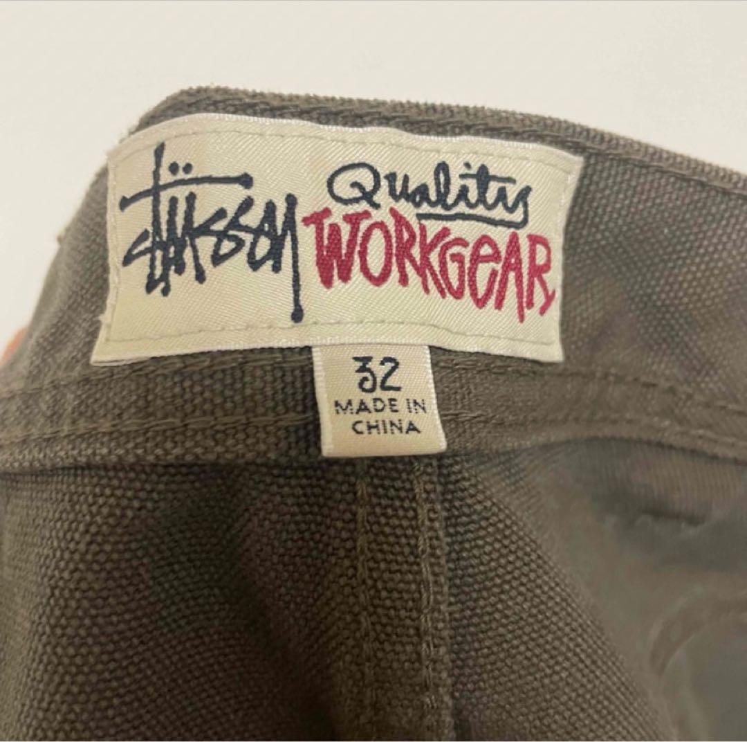 パンツ STUSSY Work Short Washed Canvas Brown