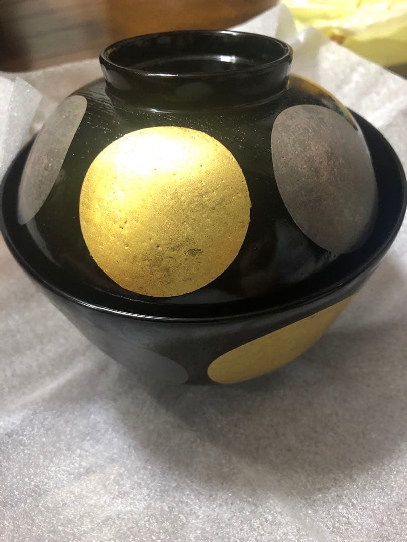 漆器 金箔&プラチナ箔