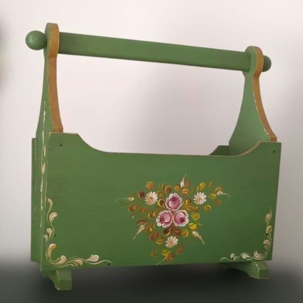 イタリア製 ☆ マガジンラック ☆ グリーン