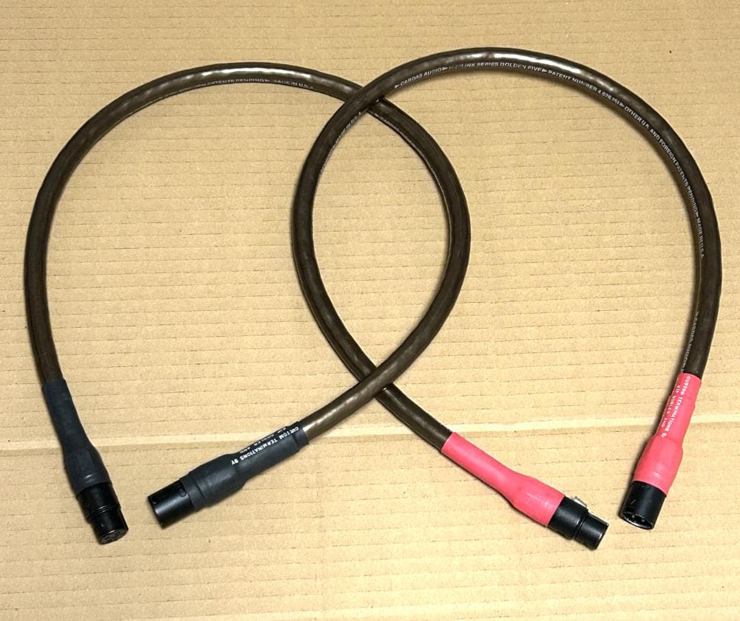 CARDAS AUDIO Golden Five使用 カスタムXLRケーブル