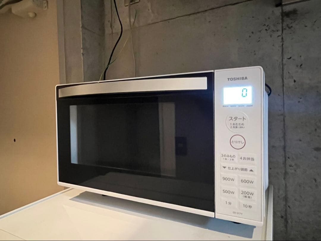 TOSHIBA 電子レンジ ER-S17Y ホワイト 2024年製