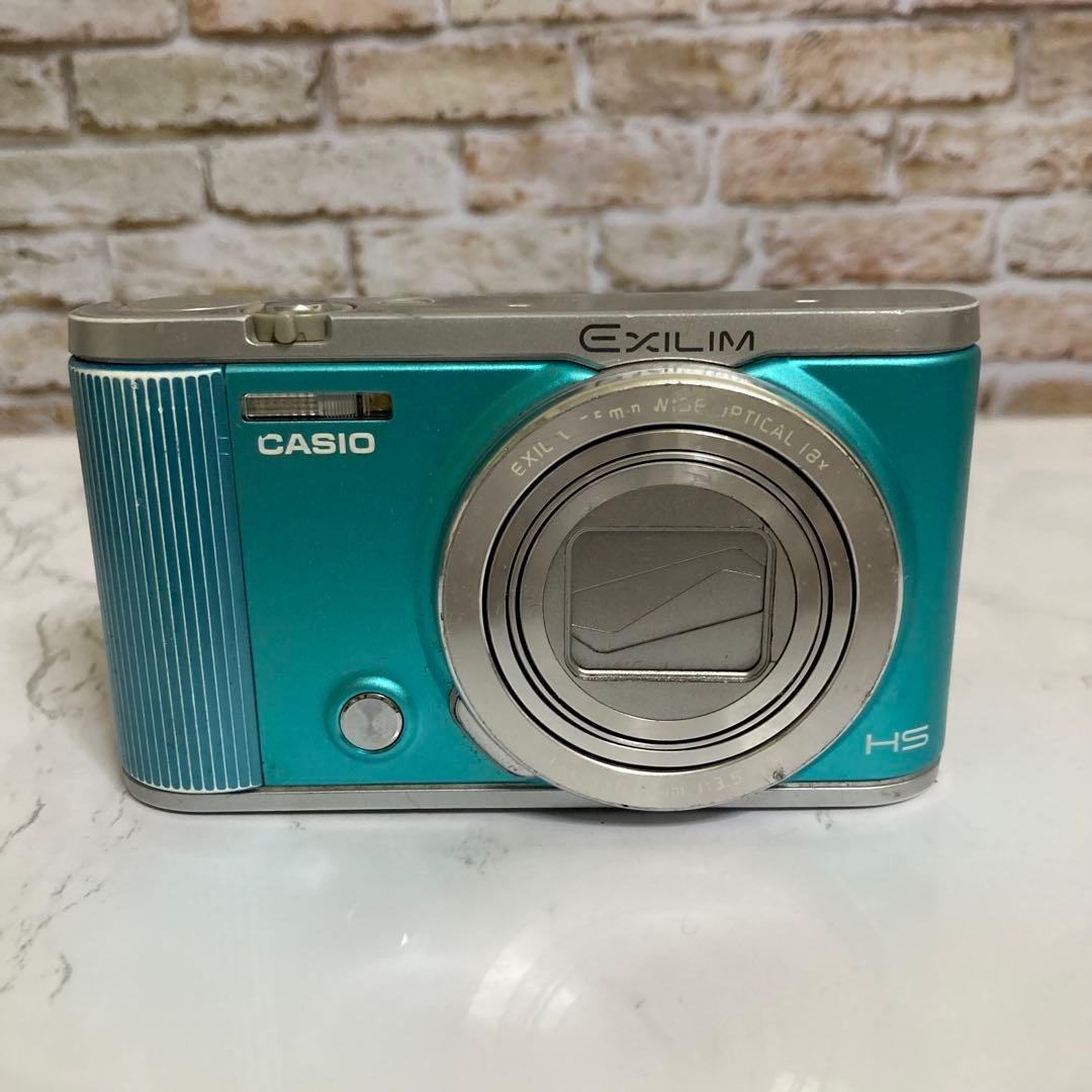 CASIO EXILIM EX-ZR1800 ブルー ジャンク 動作未確認