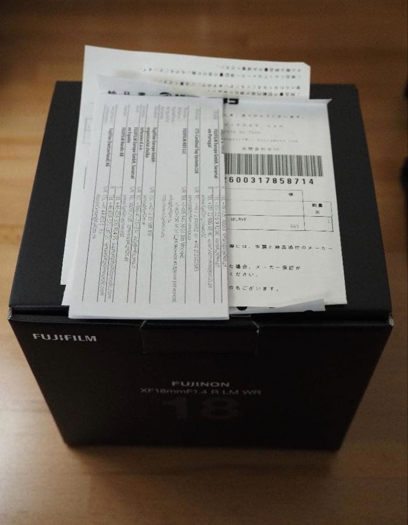 富士フイルム fujifilm XF 18mm F1.4 R LM WR