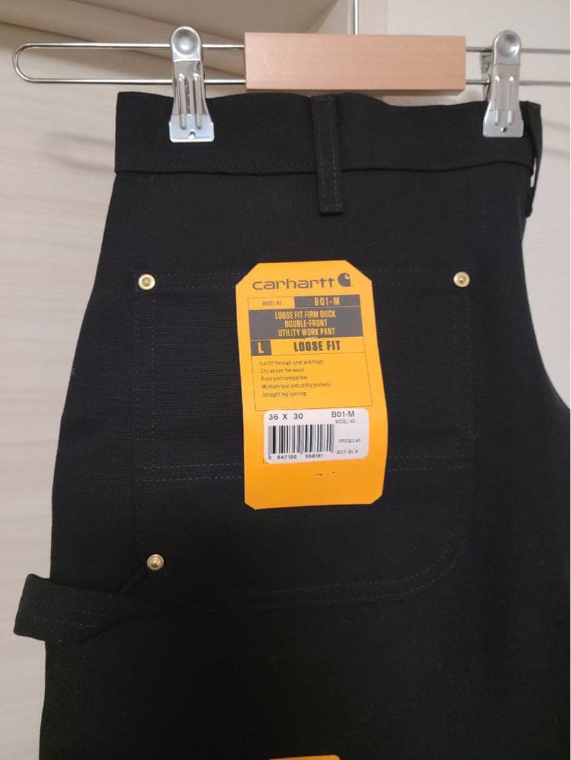 カーハートCarharttダブルニー 【新品】made in USA 36×30