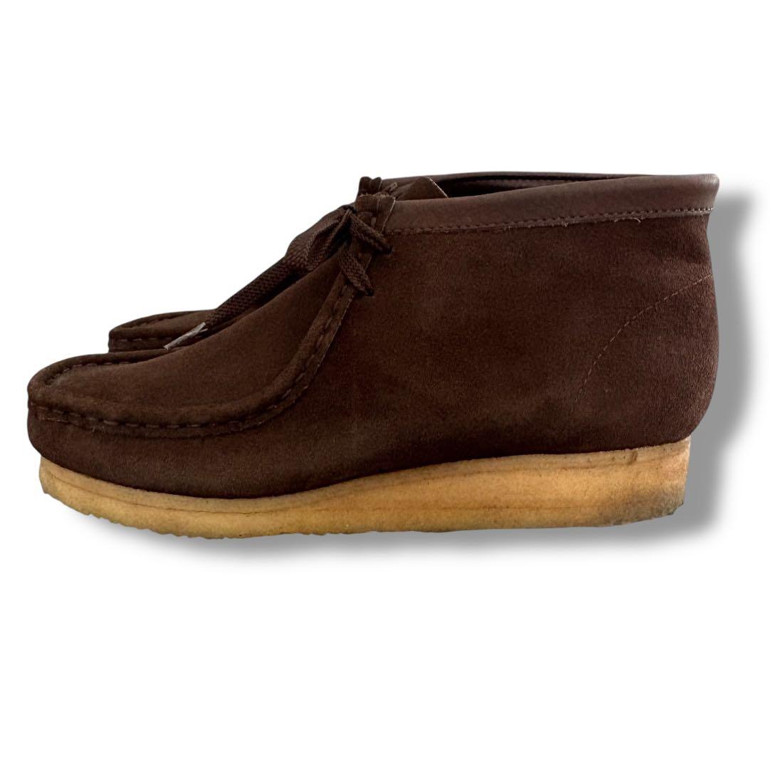 クラークス ワラビー レザーブーツ スウェードシューズ 極美品 【UK7.5G】