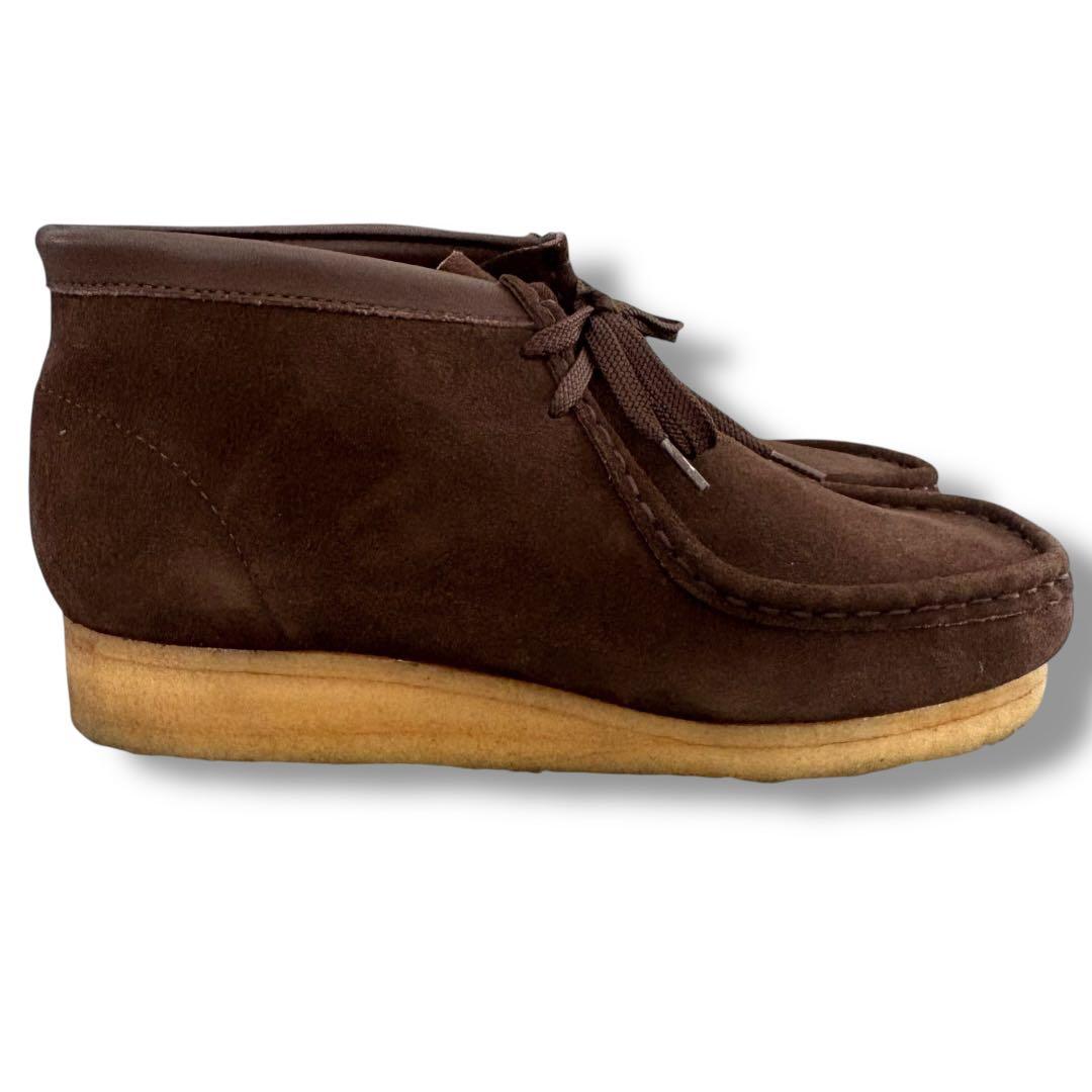 クラークス ワラビー レザーブーツ スウェードシューズ 極美品 【UK7.5G】