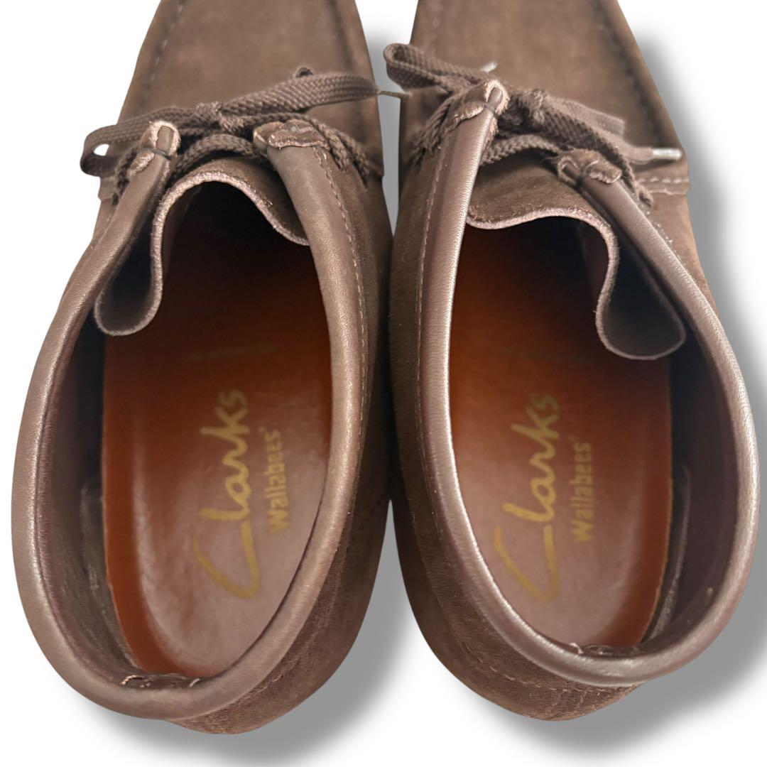 クラークス ワラビー レザーブーツ スウェードシューズ 極美品 【UK7.5G】