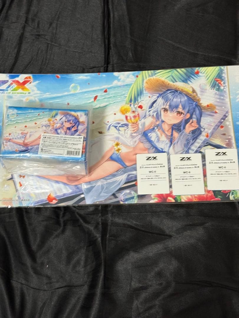 げ*と様 Z/X ゼクス あづみ プレイマット　合皮製デッキケースw