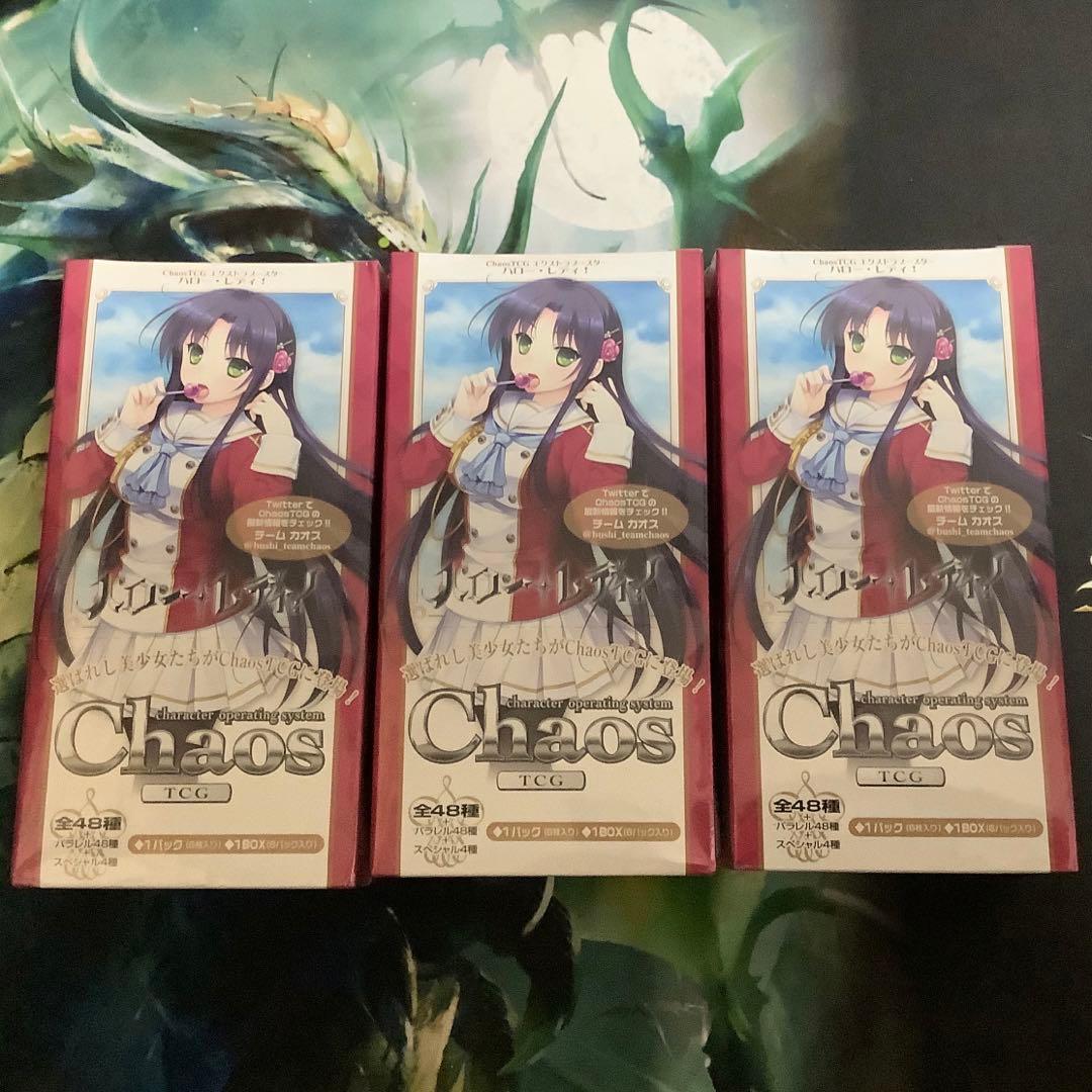 chaos TCG ハローレディ　未開封　3BOX シュリンク付き