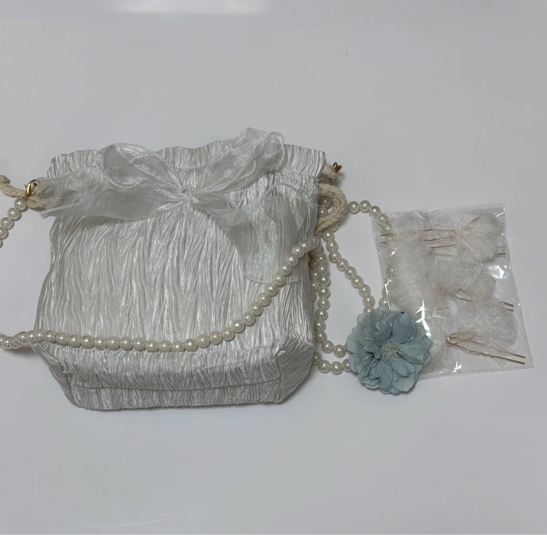 GRL グレイル 水彩花柄浴衣セット[gi1519] 青 ブルー