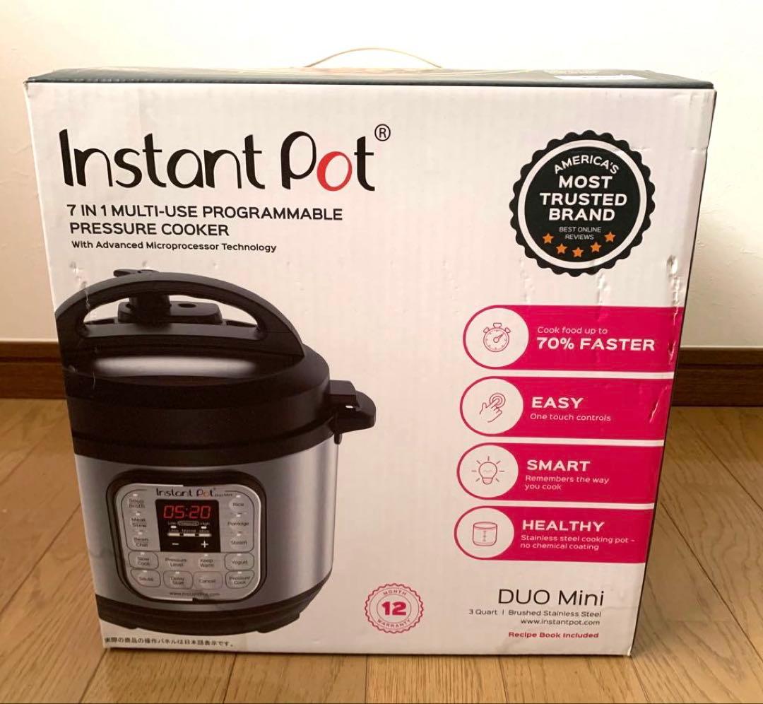 Instant Pot Duo Mini 3.0L マルチ電気圧力鍋