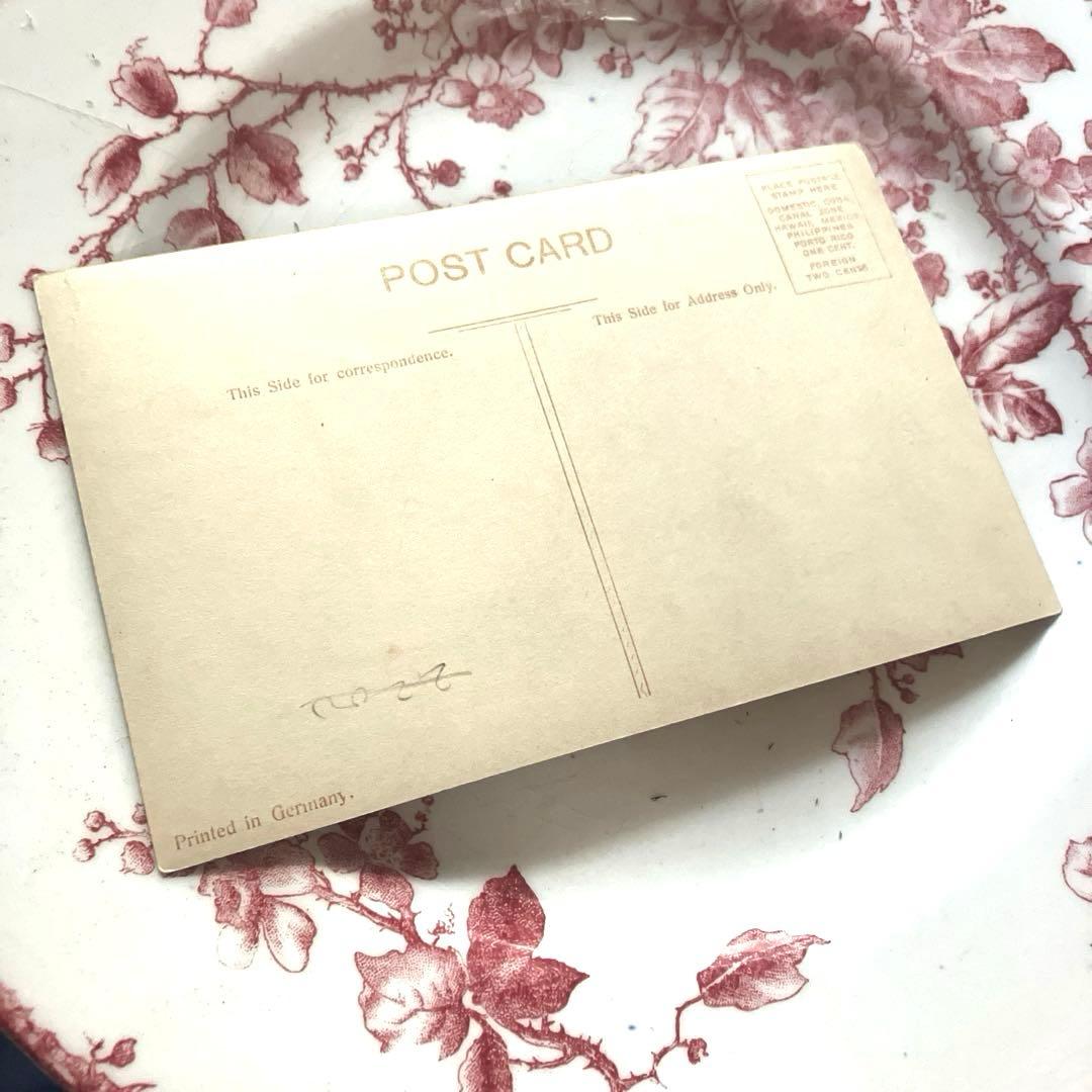 フランスアンティークポストカード　美しいサラちゃん