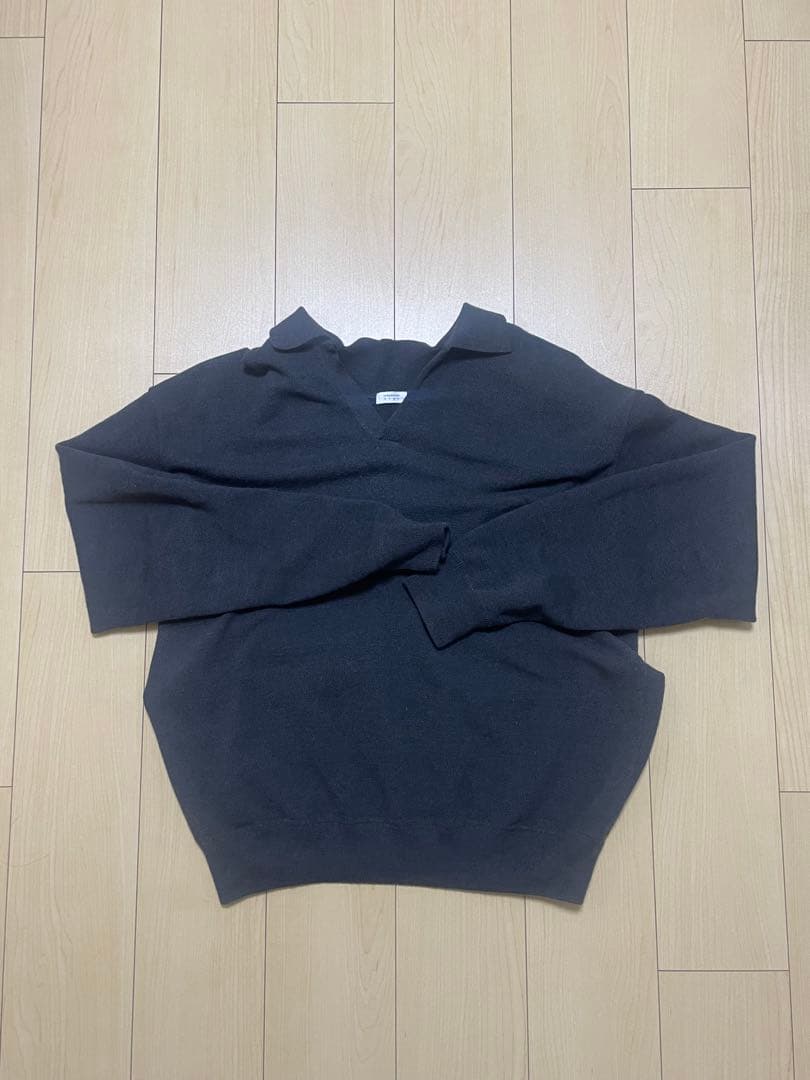 トップス crepuscule Co/ra moss stitch skipper