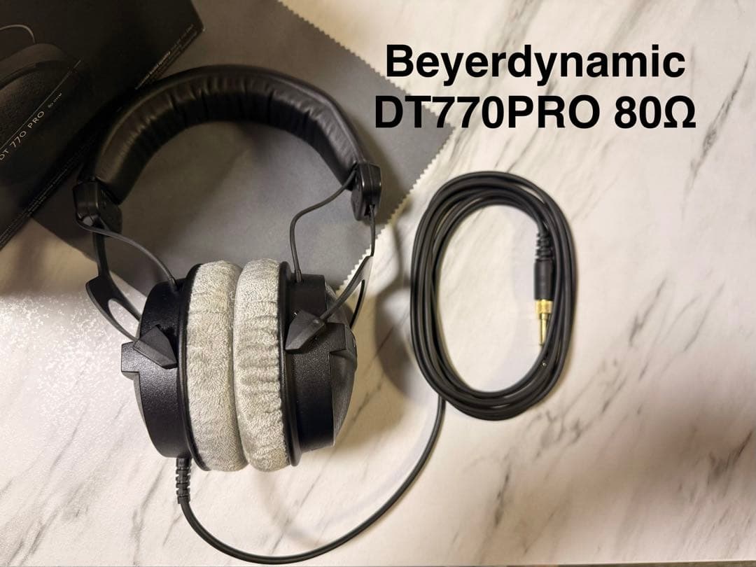 美品/Beyerdynamic DT770PRO 80Ω ヘッドフォン