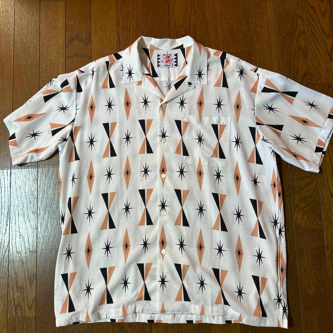 サノバチーズアロハシャツL東洋ロカビリークリームソーダラロッカ