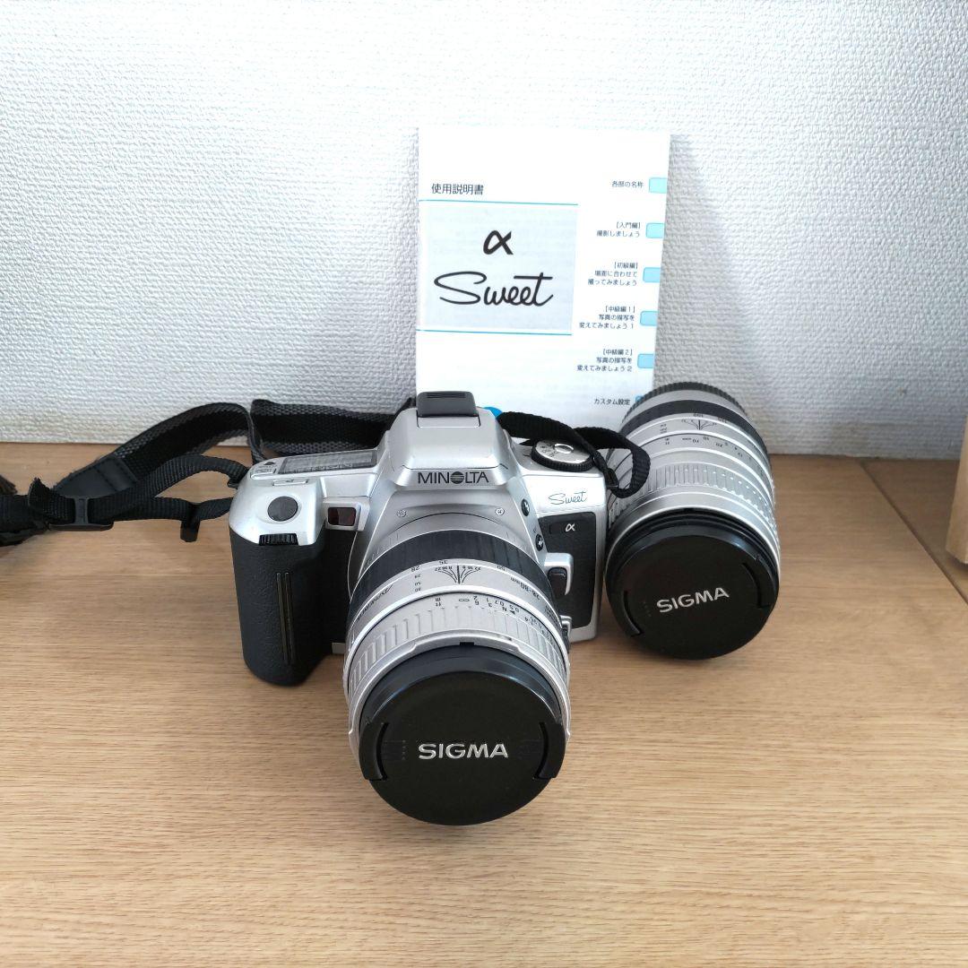 MINOLTA 一眼レフカメラ SIGMAレンズ付き