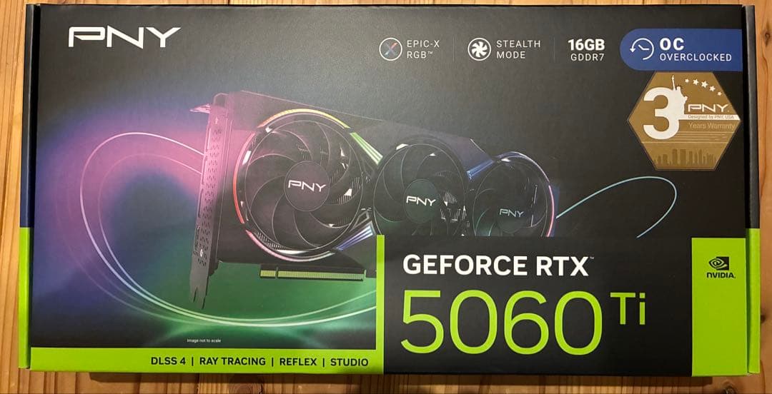 新品◆PNY RTX5060Ti 16GB GeForce グラフィックボード