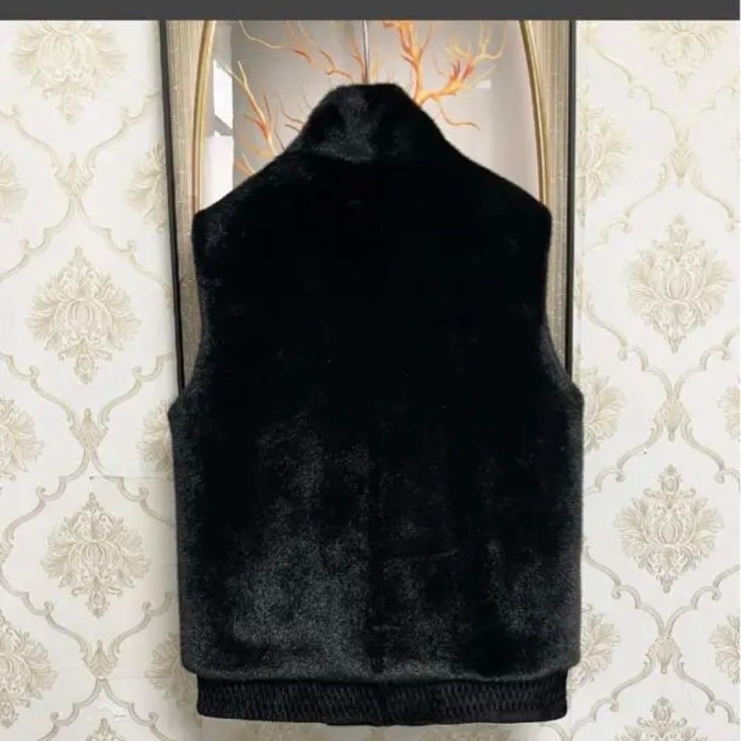 定価8万◆UABONI ミンク80%、カシミア20% 毛皮ベスト　L/48サイズ