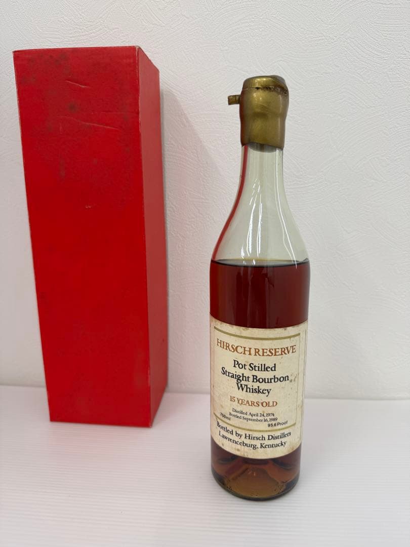 ハーシュリザーブ15年 ポットスチル ストレートバーボン750ml