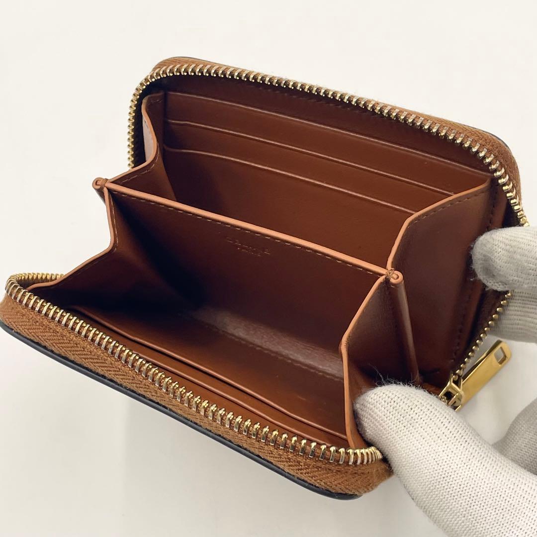CELINE セリーヌ キュイル トリオンフ コンパクト ジップウォレット箱付き