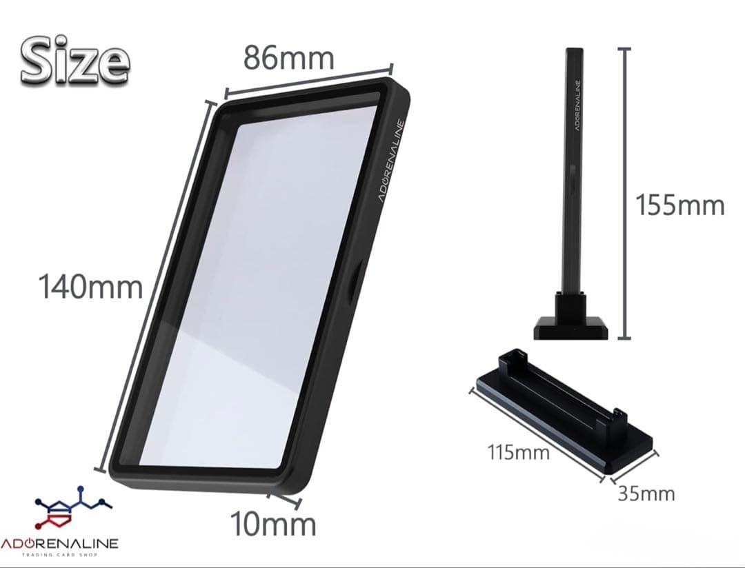 PSA 鑑定品 保護ケース ブラック×3set +専用スタンド×3set