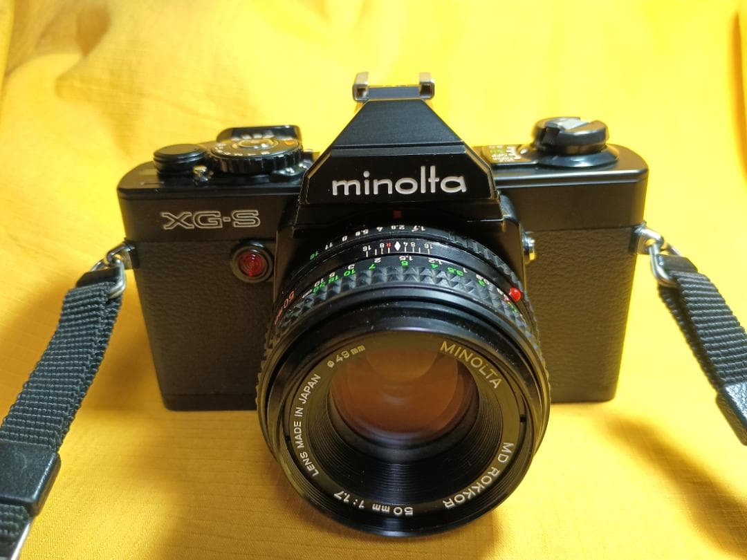 ミノルタ ‐XG-S＋MD ROKKOR 1:1.7 f=50・新品級整備品中古