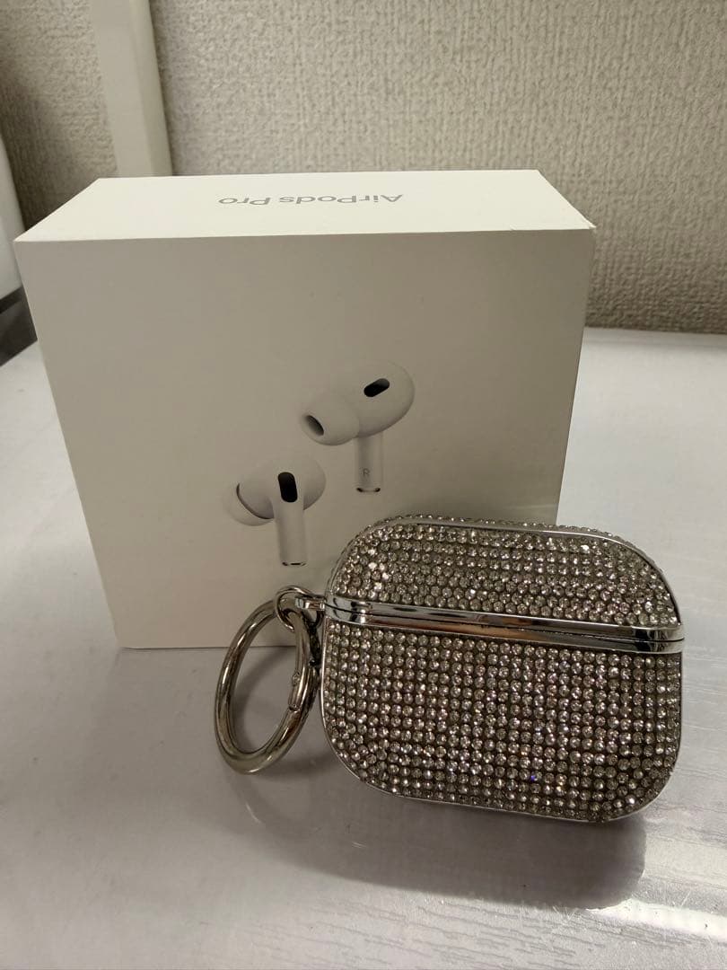 AirPods Pro 第二世代　本体 ストーンケース付き