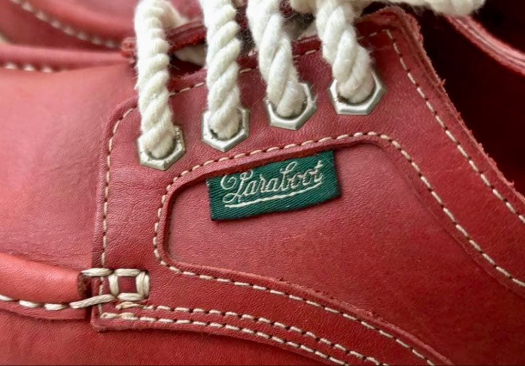 専用PARABOOT 赤THIERS 旧モデル